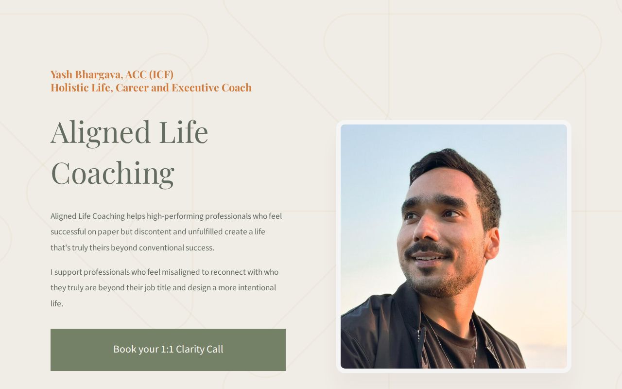 Aligned Life Coaching | ICF-Certified Life & Career Coach